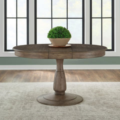 Hickory Grove - Pedestal Table Set - Heirloom Brown