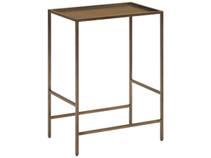 Montclair - Metal Side Table - Light Brown