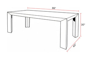 Crossings - Downtown Rectangular Dining Table With 4 Upholstered Chairs - Amber