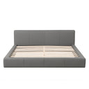 Stylish Upholstered Bed With Birch Wood Frame