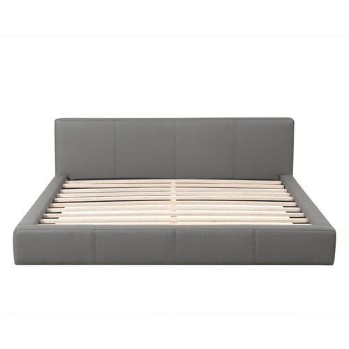 Stylish Upholstered Bed With Birch Wood Frame
