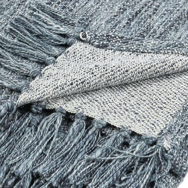 Throws - TC Sharma Throw - Denim Blue