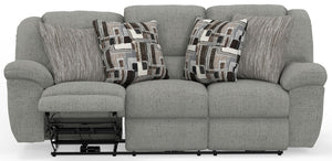 Trifecta - Sofa With 3 Recliners and Drop Down Table