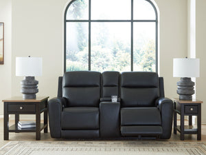 5Z-Comfort - Relaxation - Power Reclining Loveseat with Console / Adj Headrest