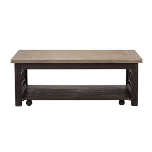 Heatherbrook - Cocktail Table - Charcoal & Ash