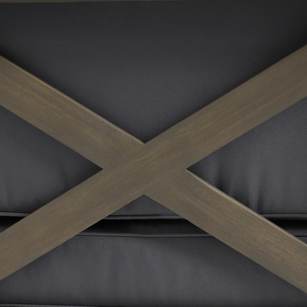 Brava - X Back Corner Bench