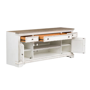 Magnolia Manor - Entertainment TV Stand - Antique White