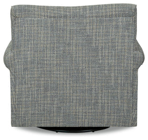 Renley - Swivel Glider Accent Chair - Ash