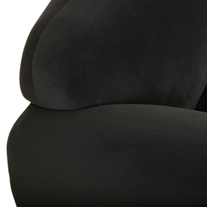Sway - Upholstered Loveseat With Wood Legs And Round Arms