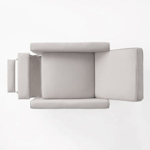 Upholstered Push Back Recliner Chair For Living Room