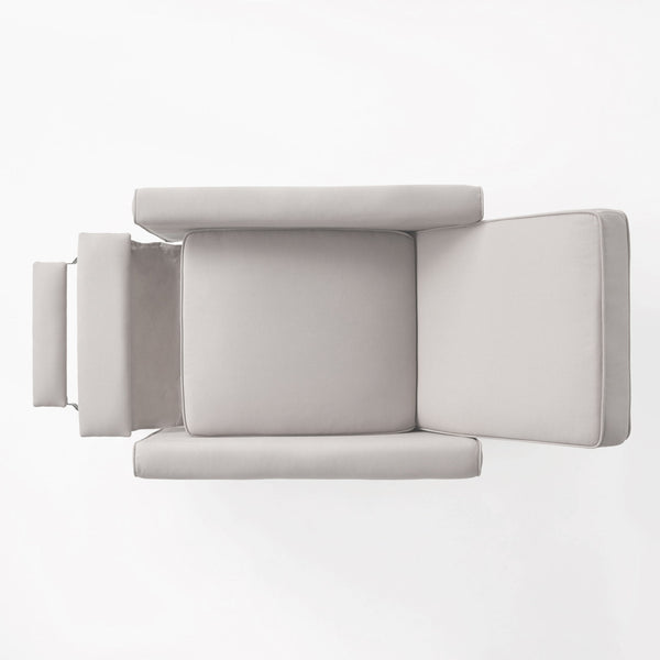 Upholstered Push Back Recliner Chair For Living Room