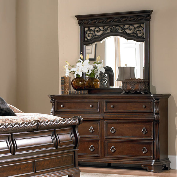 Arbor Place - Landscape Mirror - Dark Brown