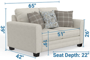 Magnolia - Loveseat - Shell