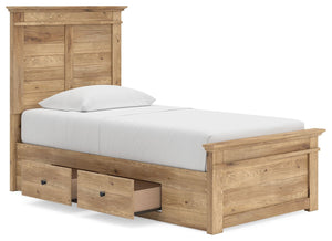 Makidern - Panel Storage Bed