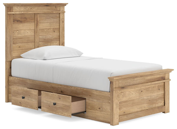 Makidern - Panel Storage Bed