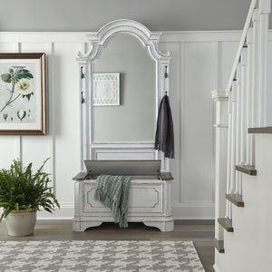 Magnolia Manor - 2 Piece Hall Tree - Antique White