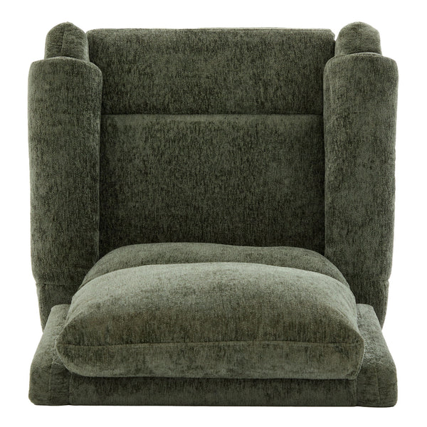 Manual Recliner Massage Chair With Swivel Rocker, 8 Massage Modes, Side Storage Pocket