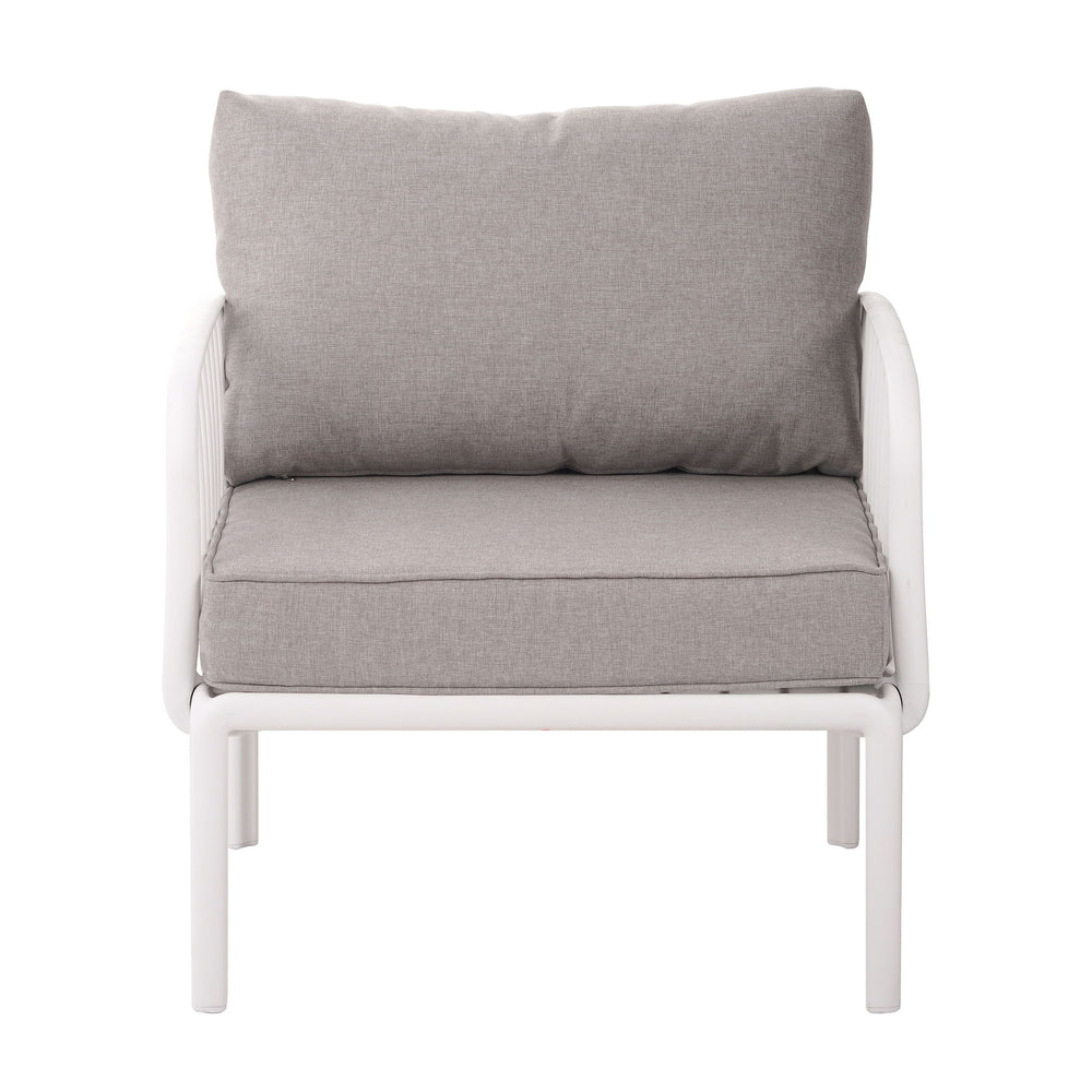 Outdoor Patio Club Chair, Waterproof Thick Cushion Deep Seating