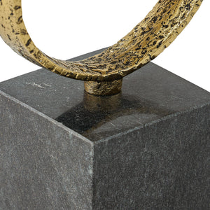 Wellcott - Sculpture - Gold Finish / Black