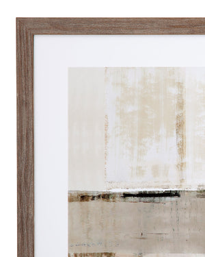 Across The Abstract Bay Wall Decor (Set of 2) - Gray