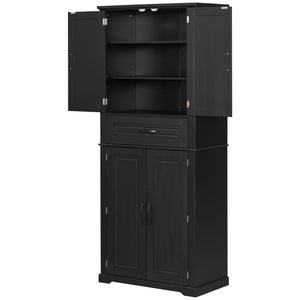 Bathroom Storage Cabinet With Multifunctional Storage Space, Drawer With Slide Rails, Adjustable Shelf
