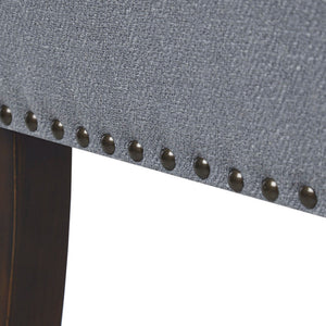 Elegant Design Bench Upholstery, Solid Wood Frame