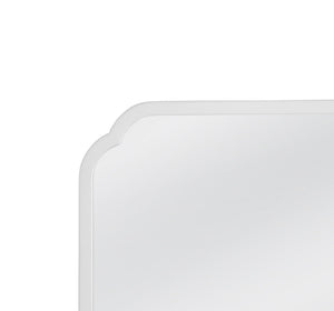 Clover - Square Wall Mirror - White