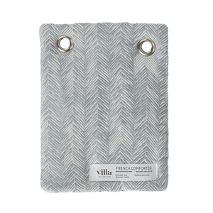 French Herringbone - Comforter Euro Sham - Storm