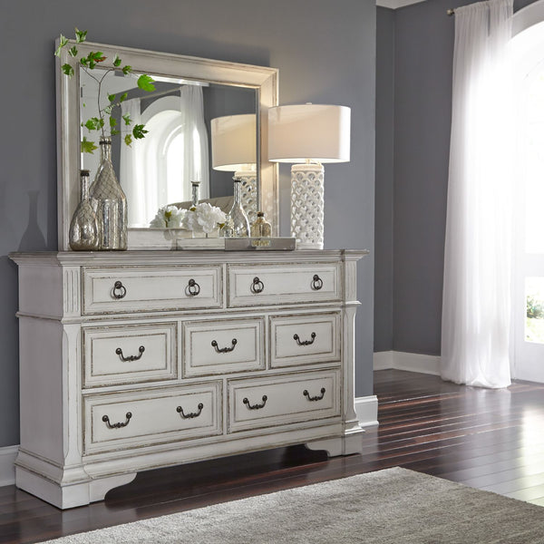 Abbey Park - Mirror - Antique White