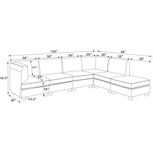 Upholstered Modular Sectional