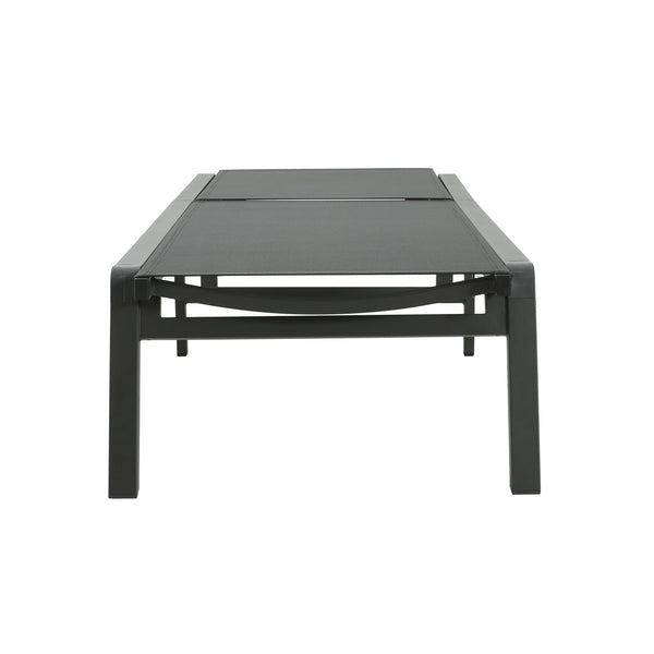 Outdoor Patio Chaise Lounge With 5 Reclining Positions