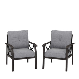 Patio Furniture Set With Coffee Table And Cushions For Backyard