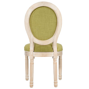 Upholstered With Round Back Dining Chairs (Set of 2)