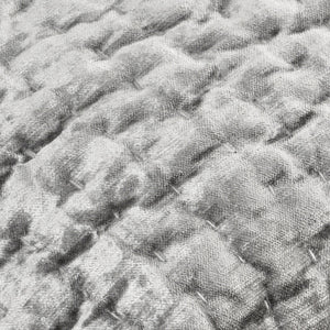 Bari - Velvet Sham - Gray