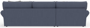 Cape May - Sofa Chaise With Comfort Coil Seating, 41" Cocktail Ottoman And 5 Accent Pillows Included