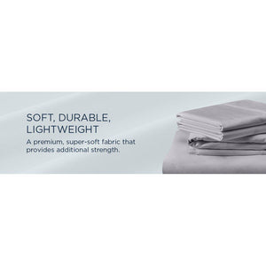 Linens - Tempur Classic Cotton Sheet Set - Cool Gray