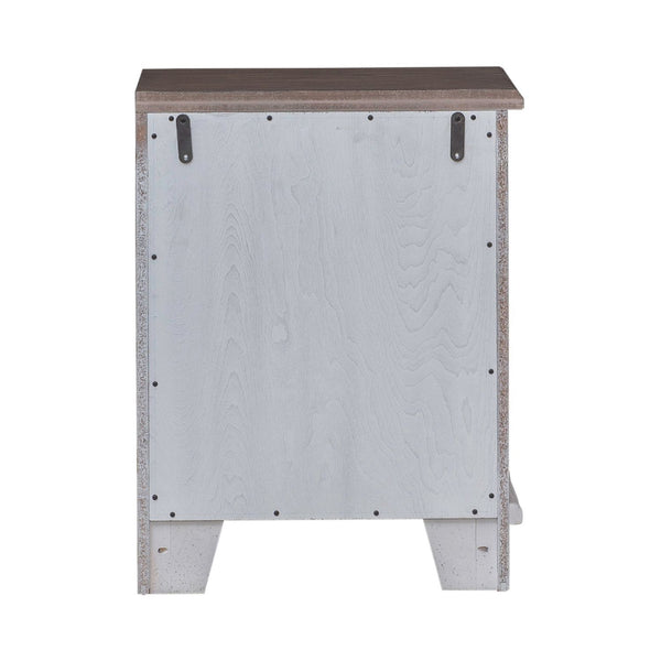 River Place - Left Pier Base - Riverstone White & Tobacco