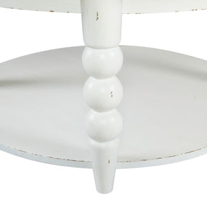 Turnberry Park - Round Cocktail Table - Washed White