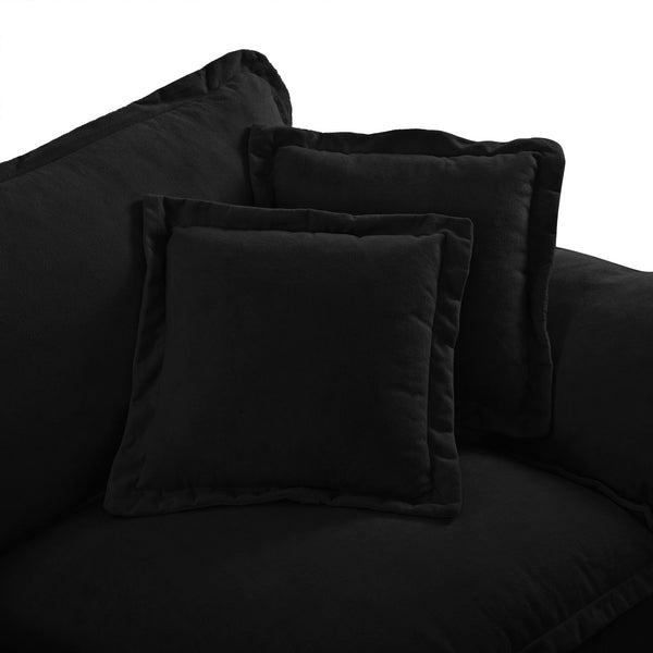 Modular Cloud Couch Sofa With Cup Holders & Storage, USB Port