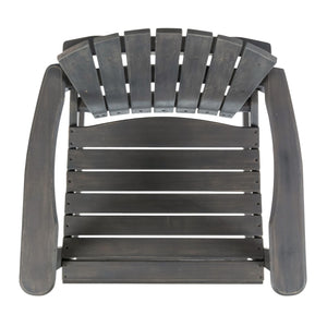 Outdoor Acacia Wood Adirondack Barstools (Set of 2)