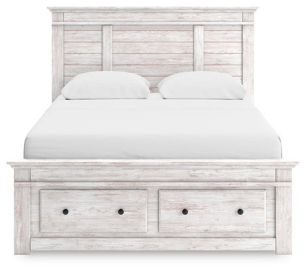 Makidern - Panel Storage Bed