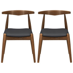 Dining Chairs With Ergonomic Backrest (Set of 2)