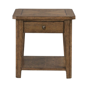 Carolina Park - End Table - Amber Brown