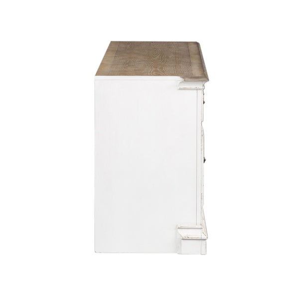 Magnolia Manor - Entertainment TV Stand - Antique White