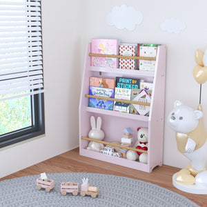 3 Tier Book Shelf, Compact Storage For Bedrooms