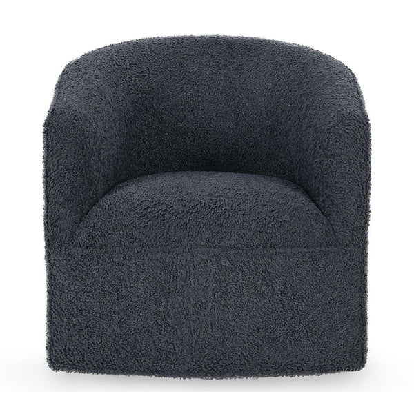Valencia - Swivel Accent Chair - Blue