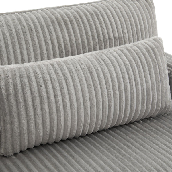 Modern Loveseat Sofa With 4 Pillows