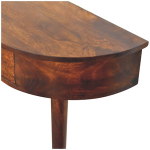 Backless Mounted Console - Brown