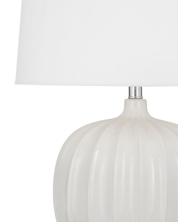 Lotus - White Table Lamp - White
