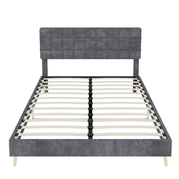 Yungan Lingge Minimalist Soft Pack Headboard Bed